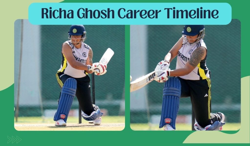 Richa Ghosh Career Timeline