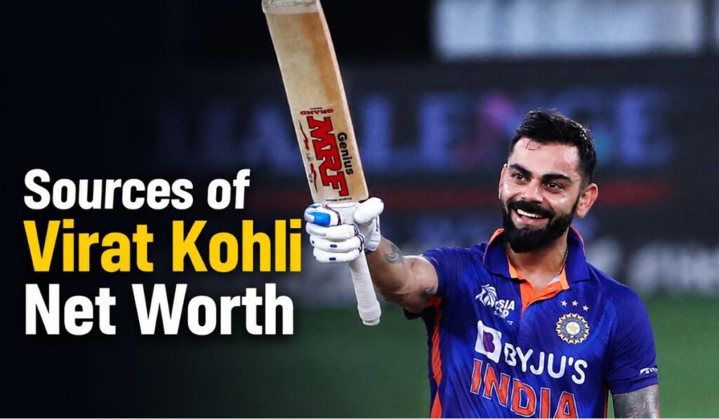 Sources of Virat Kohli Net Worth