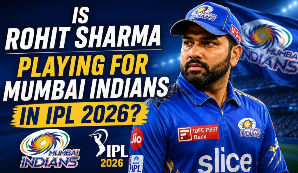 Is Rohit Sharma Playing for Mumbai Indians in IPL 2026