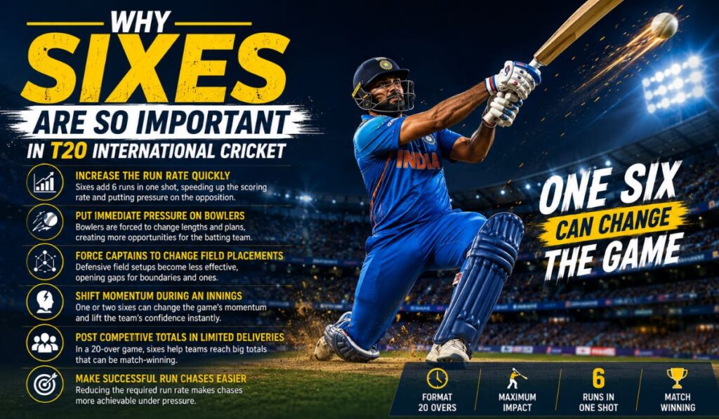 Why Sixes Are So Important in T20 International Cricket
