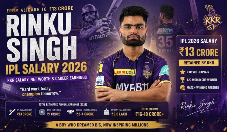 Rinku Singh IPL Salary