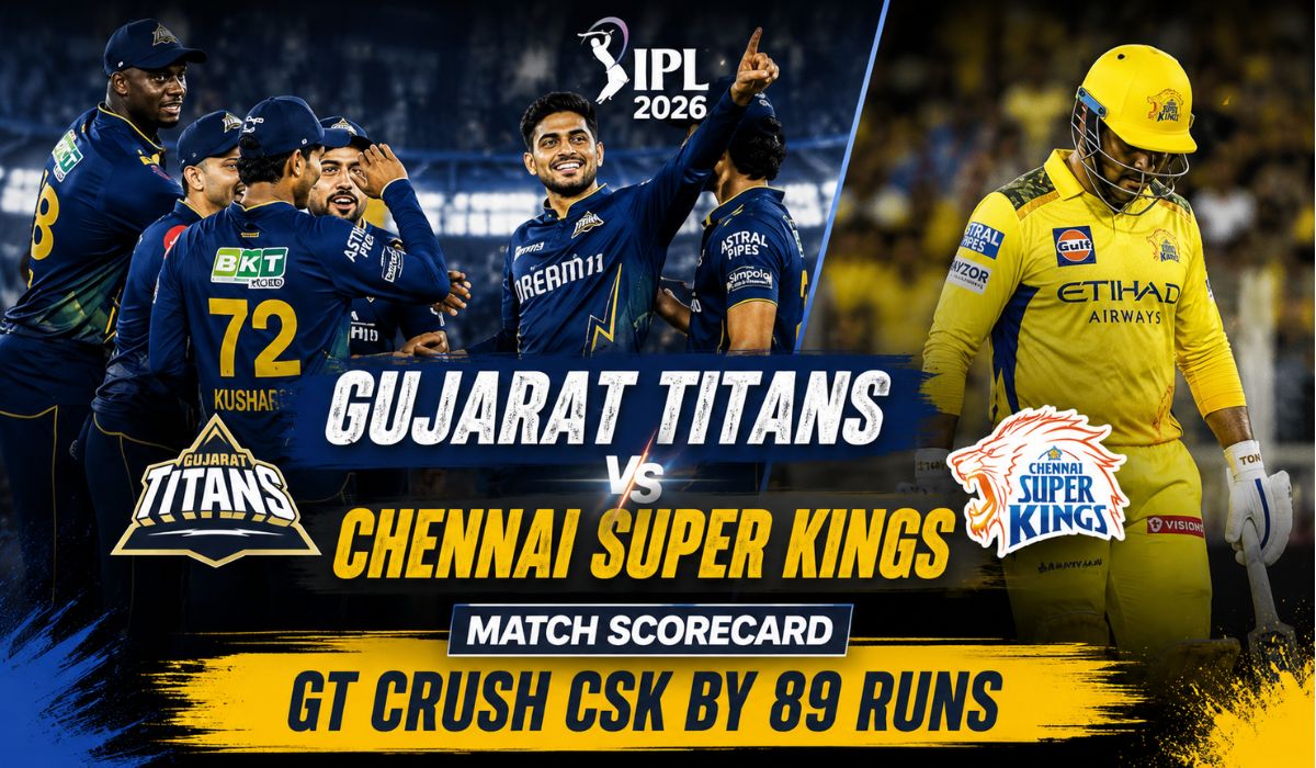 Gujarat titans vs Chennai super kings match scorecard