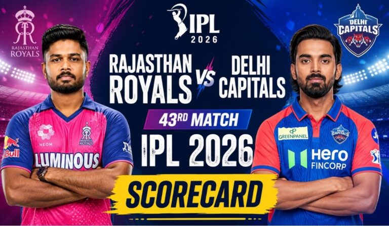 Rajasthan Royals vs Delhi Capitals IPL 2026