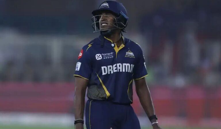 Sai Sudharsan gets hit wicket in the RCB vs GT Qualifier 1