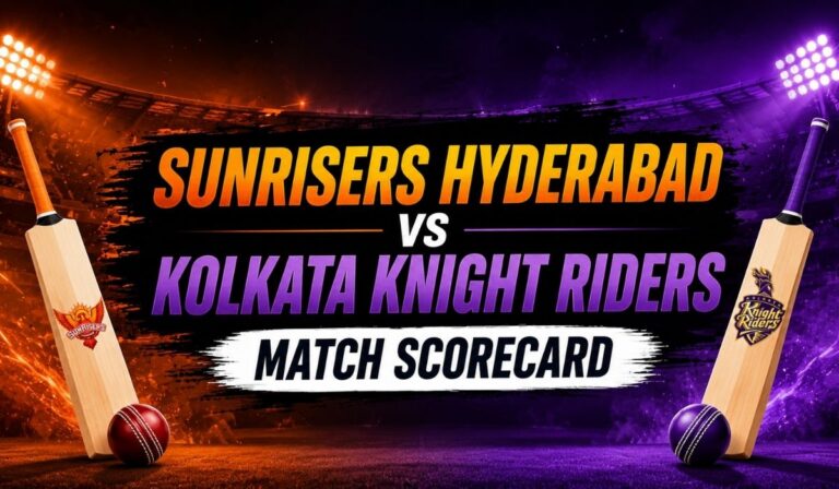 Sunrisers Hyderabad vs Kolkata Knight Riders Match Scorecard