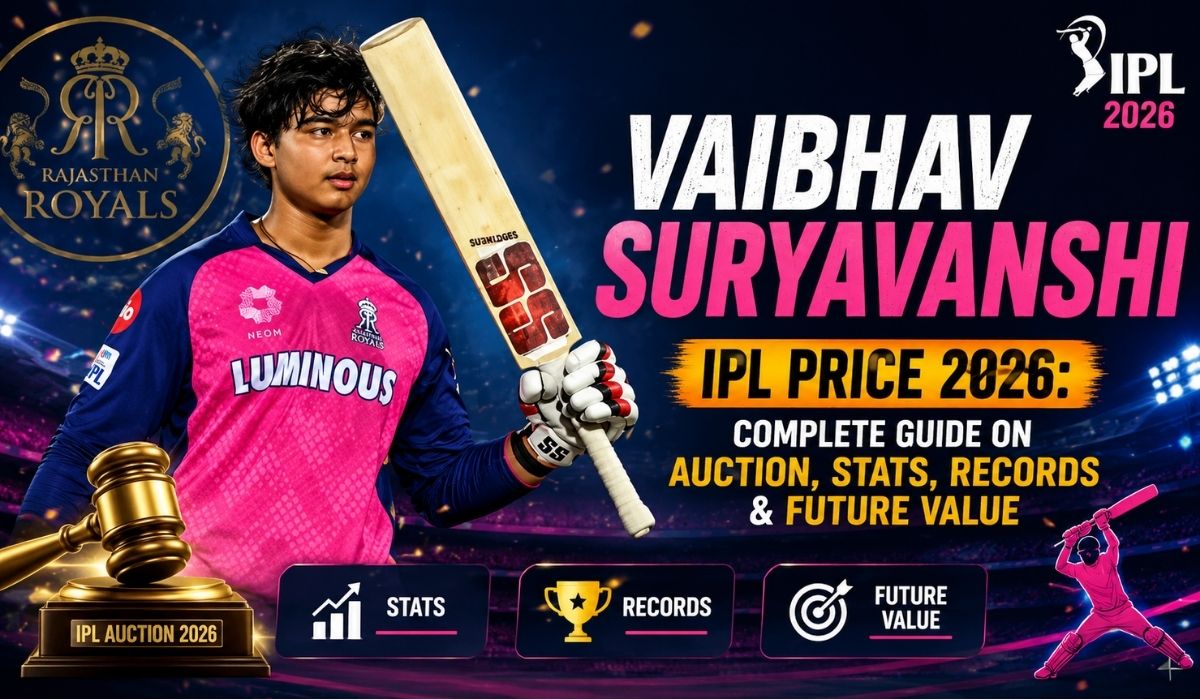 Vaibhav Suryavanshi IPL Price 2026