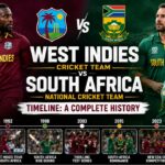West Indies Cricket Team vs South Africa National Cricket Team Timeline