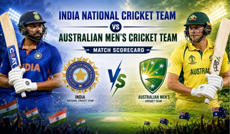 India National Cricket Team vs Australian Men's Cricket Team Match Scorecard
