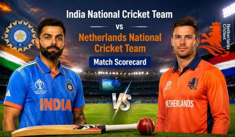 India National Cricket Team vs Netherlands National Cricket Team Match Scorecard