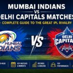 Mumbai Indians vs Delhi Capitals Matches