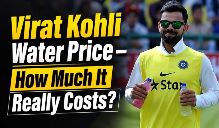 Virat Kohli Water Price