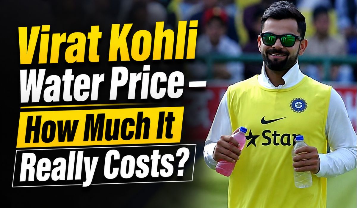 Virat Kohli Water Price