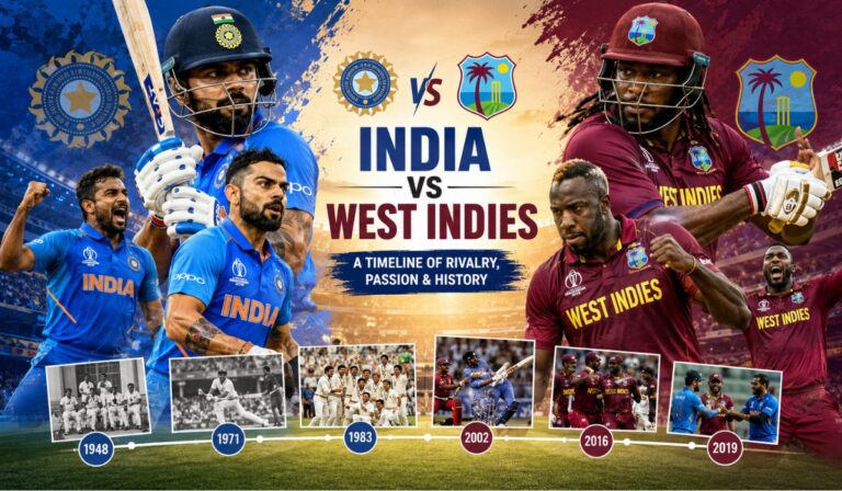 India National Cricket Team vs West Indies Cricket Team Timeline: A Complete History