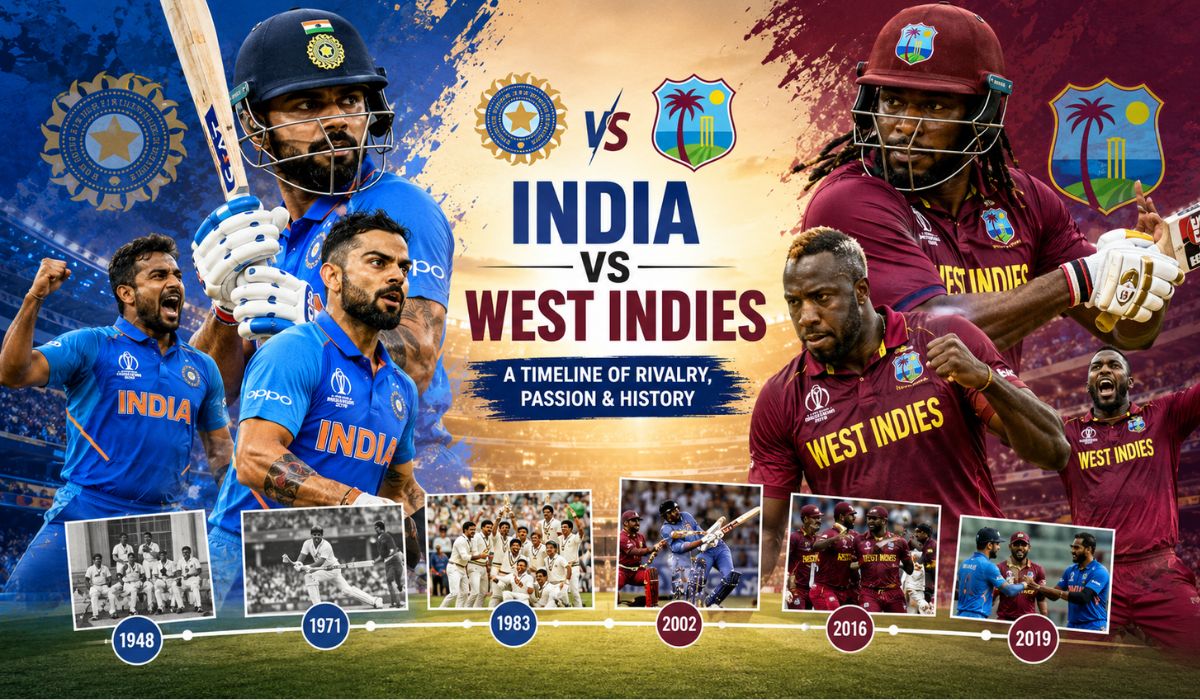 India National Cricket Team vs West Indies Cricket Team Timeline: A Complete History
