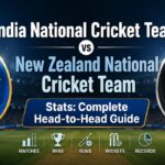 India National Cricket Team vs New Zealand National Cricket Team Stats