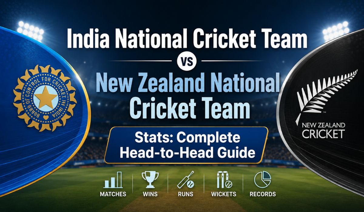 India National Cricket Team vs New Zealand National Cricket Team Stats