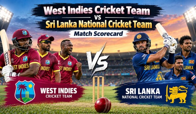 West Indies Cricket Team vs Sri Lanka National Cricket Team Match Scorecard