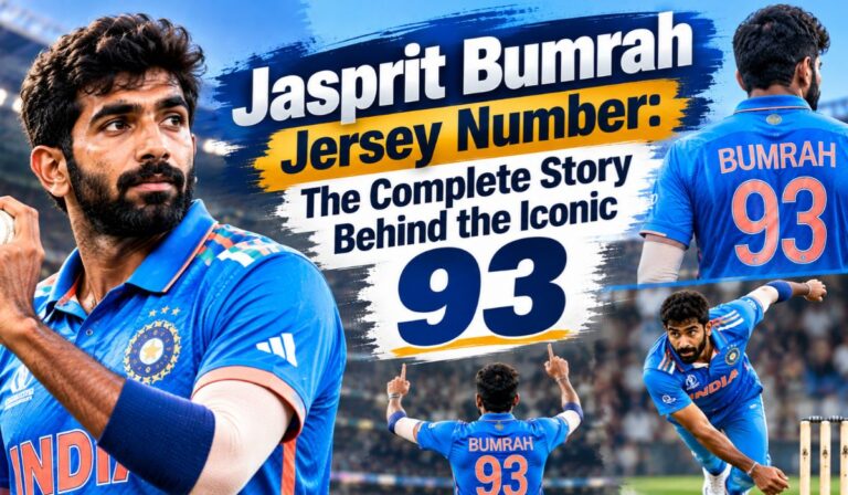 Jasprit Bumrah Jersey Number